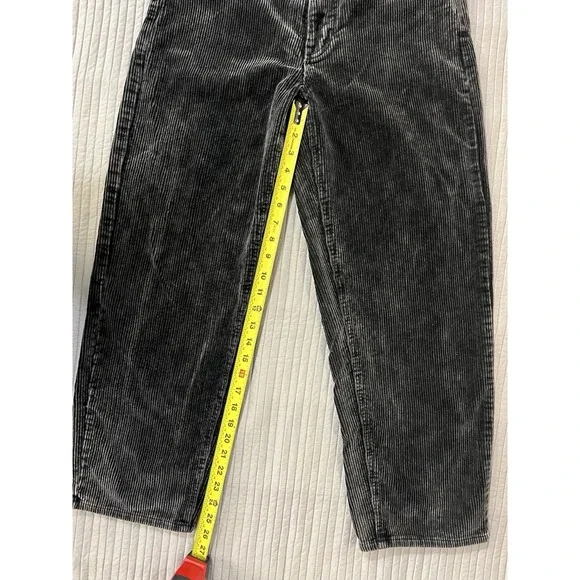 Empyre Corduroy Pants Dark Brown Baggy Y2k Skater Relaxed Pants Size 28x26 - Picture 4 of 11